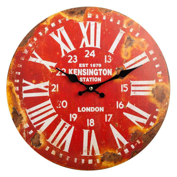 Brambly Cottage Goode Wood Wall Clock Wayfair.co.uk